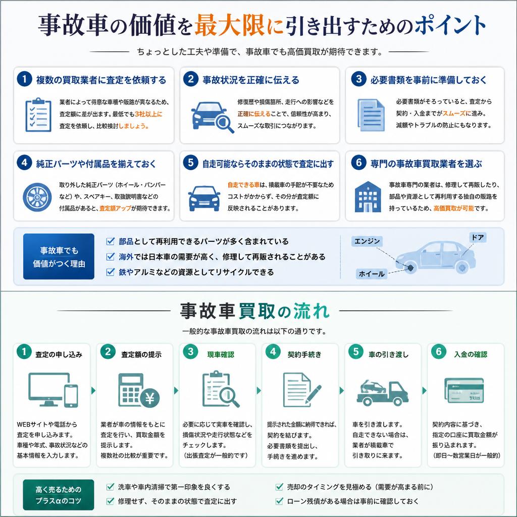 5. 事故車でも諦めない！事故車買取の現実