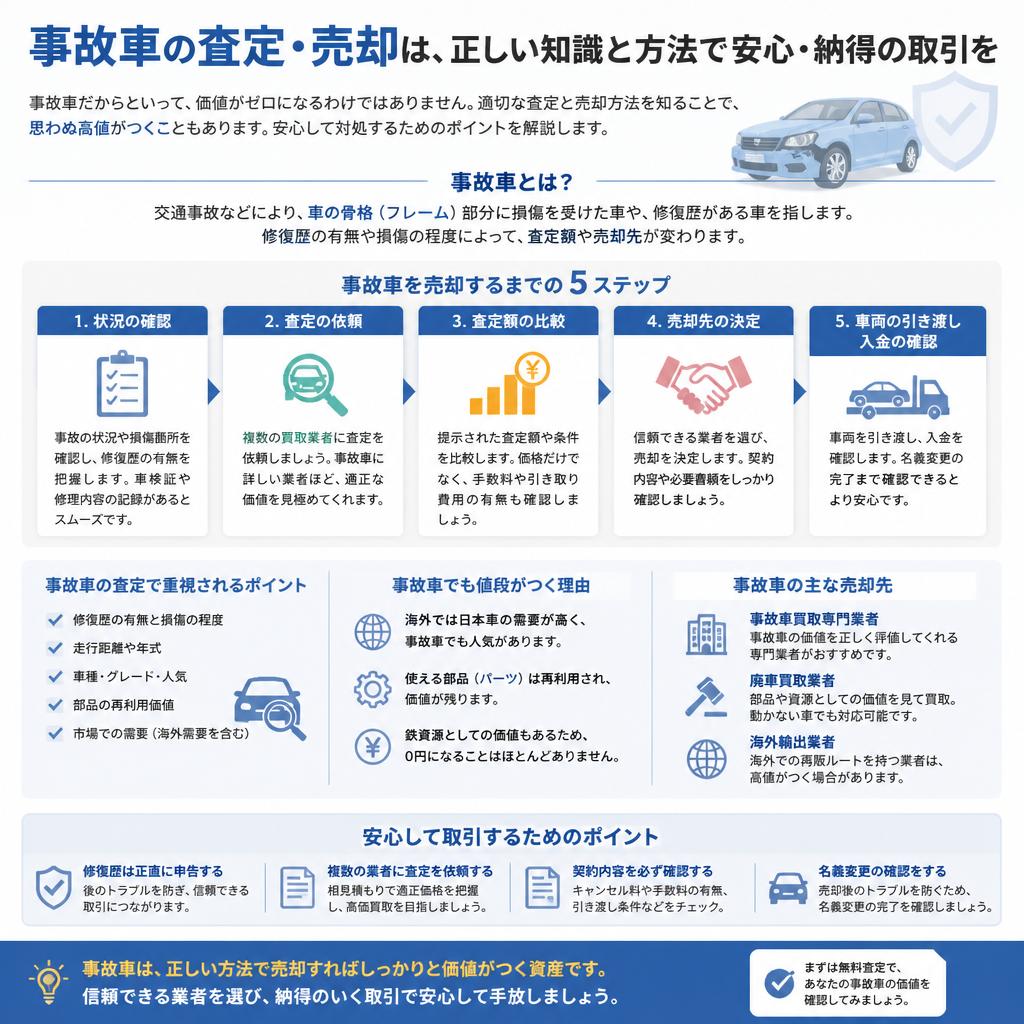 事故車の取り扱い方法