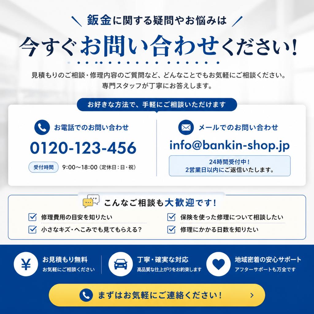 今すぐお問い合わせを！