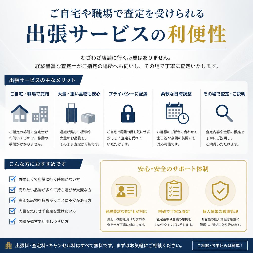 4. 出張査定サービスのご案内