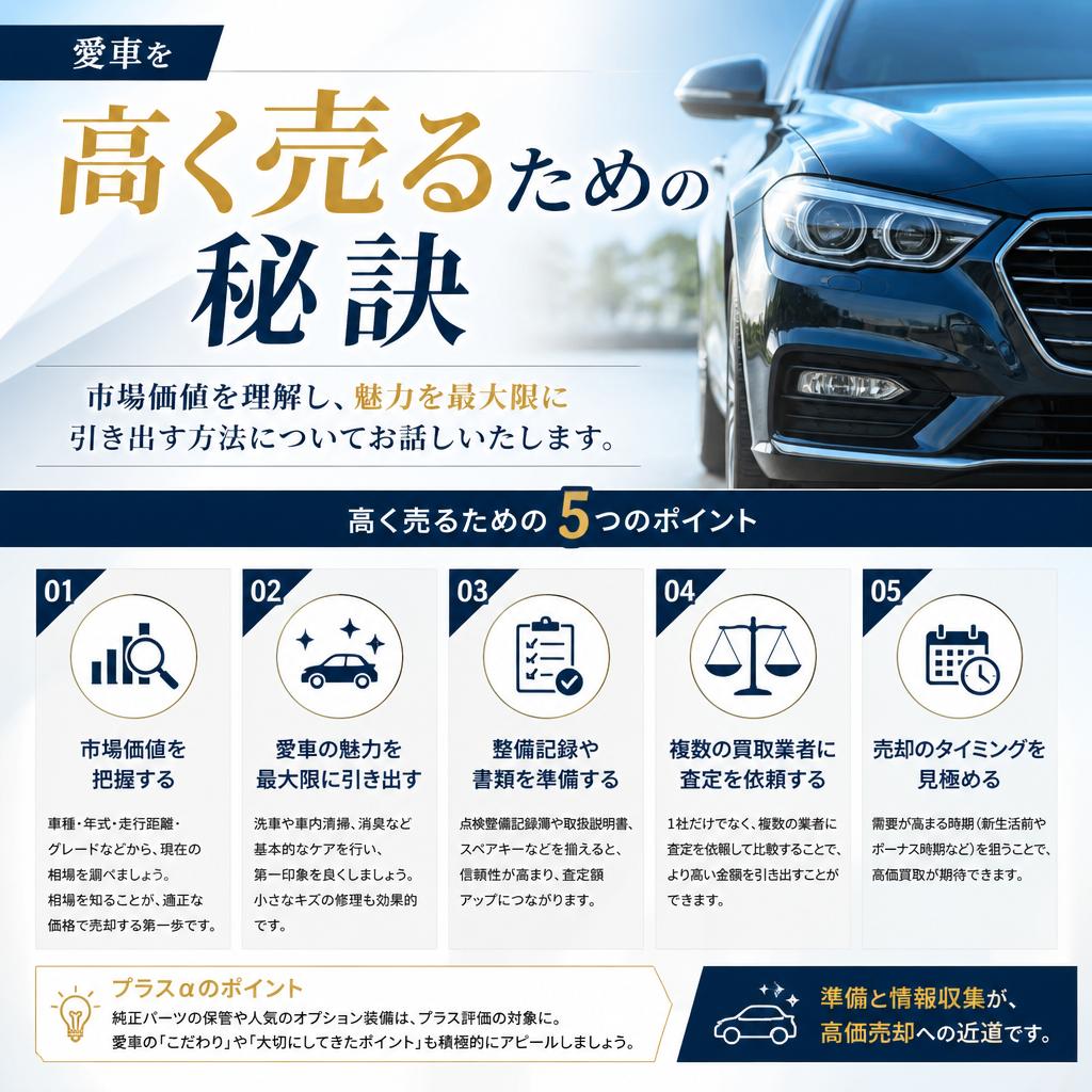 高価買取の秘訣を公開