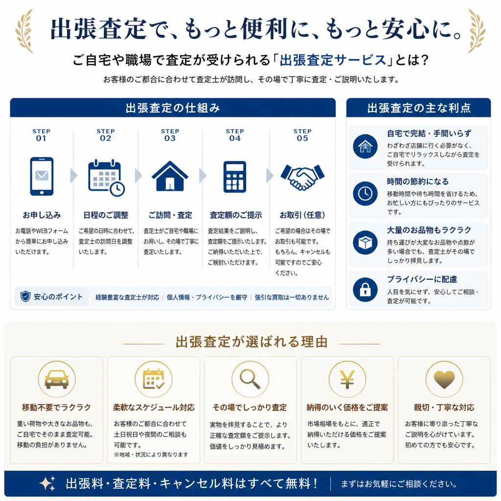 出張査定のメリット