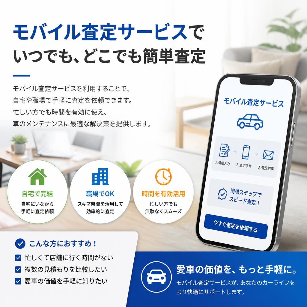 最新のモバイル査定サービスとは？