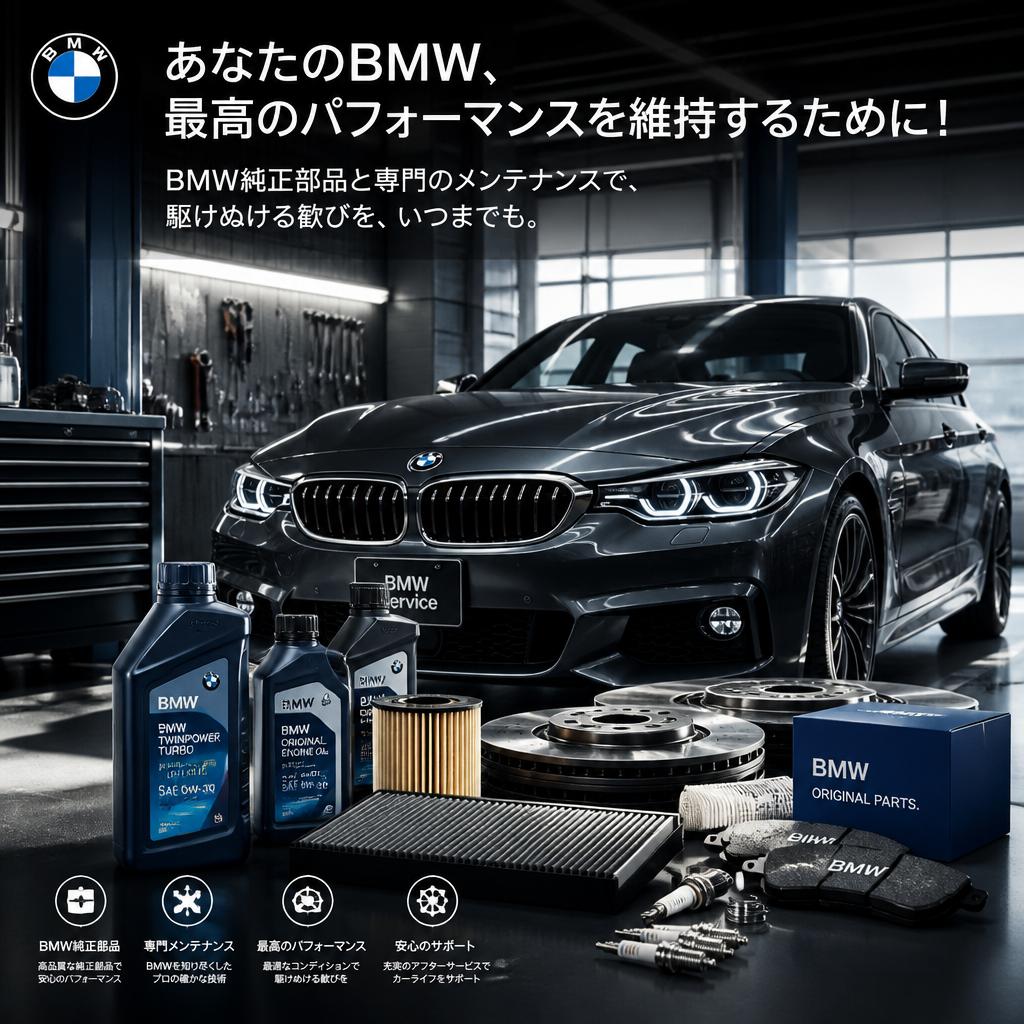 あなたのBMW、最高のパフォーマンスを維持するために！