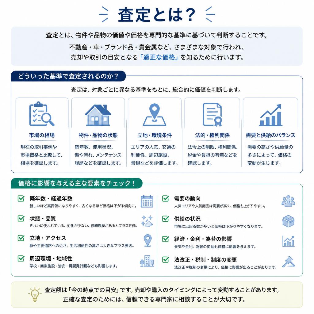 中古車査定の基礎知識