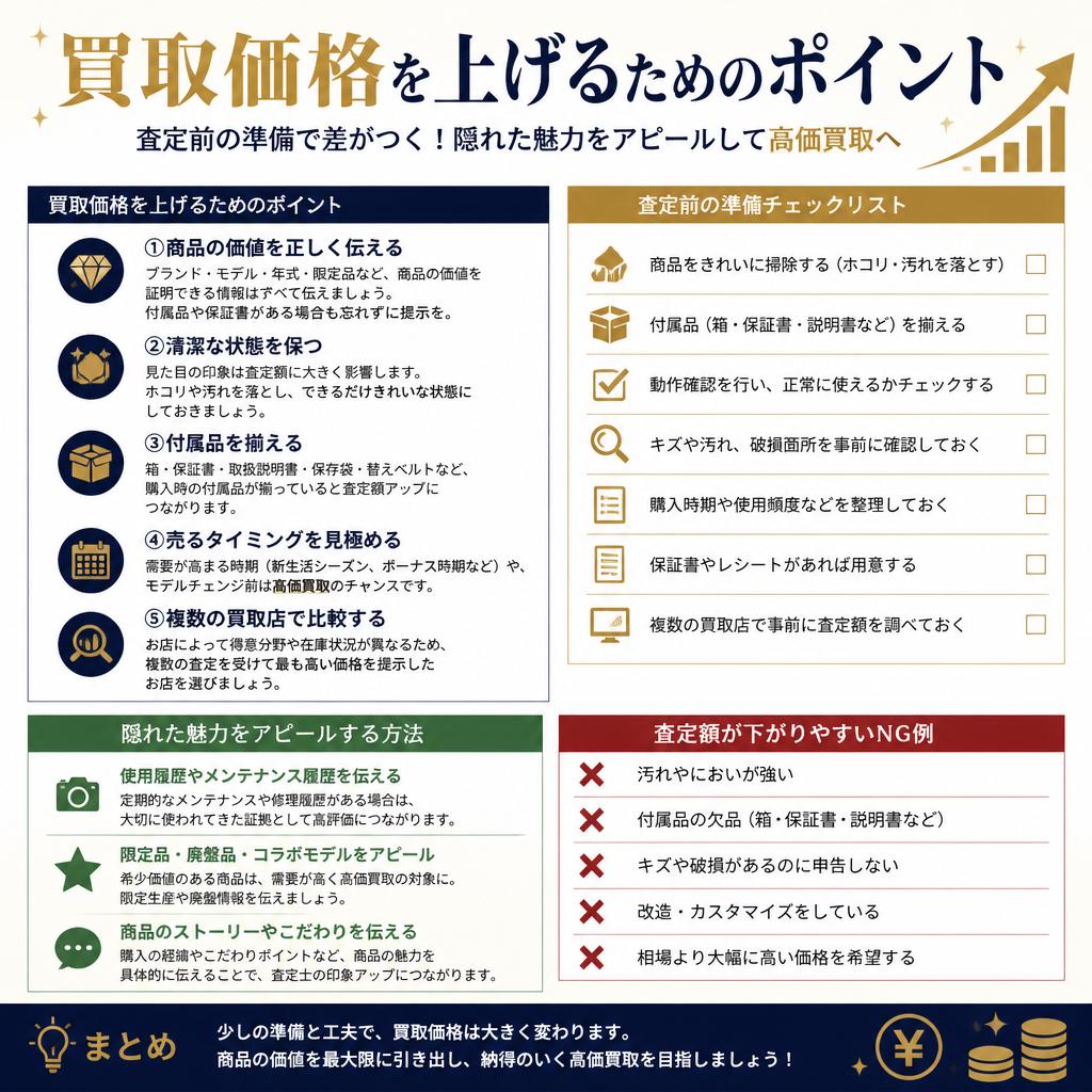 SUVの高価買取実現のためのコツ