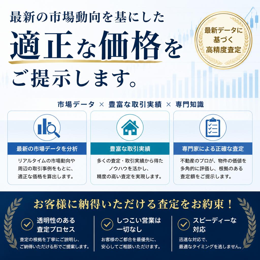 市場動向を反映した適正価格
