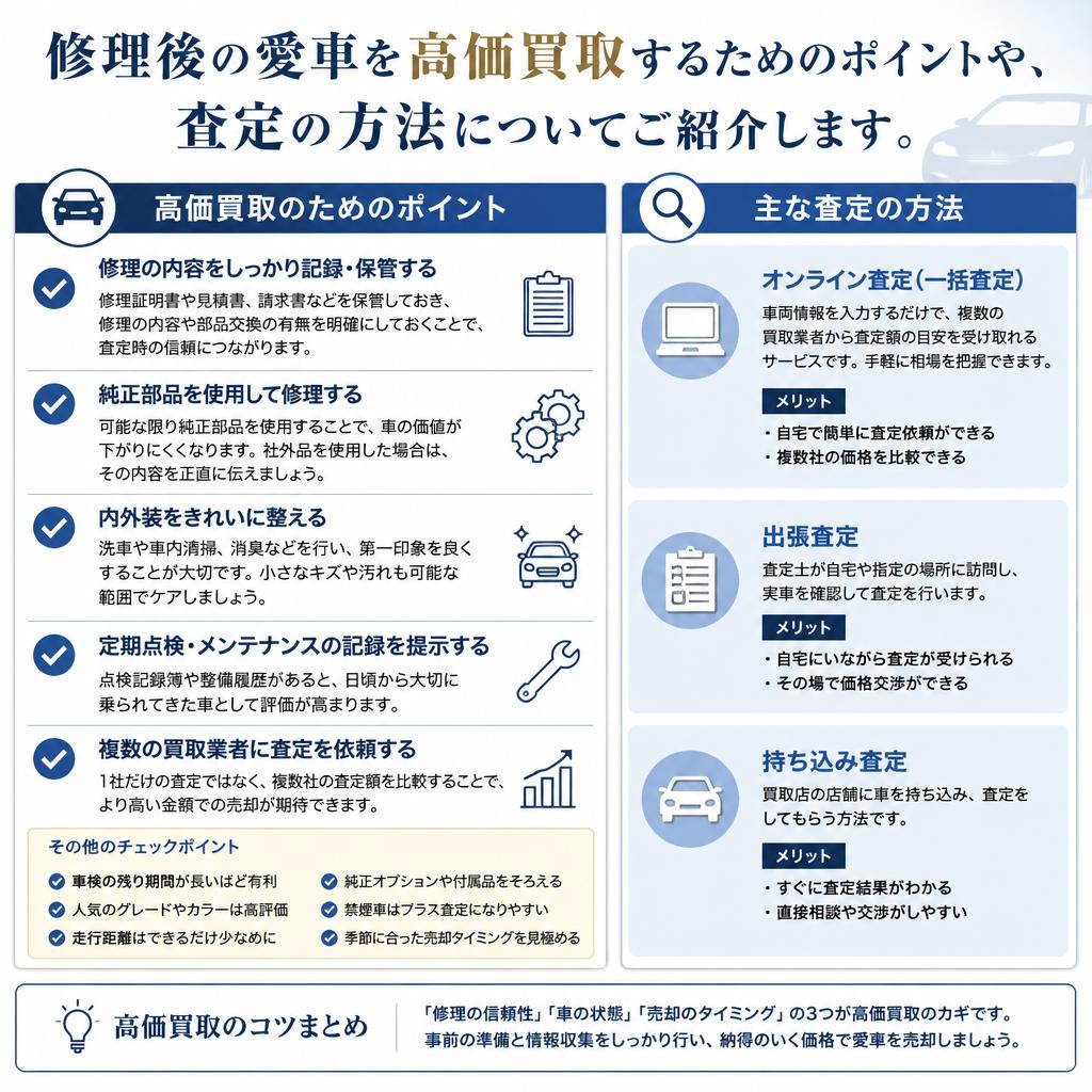 事故車でも安心！高価買取のご提案