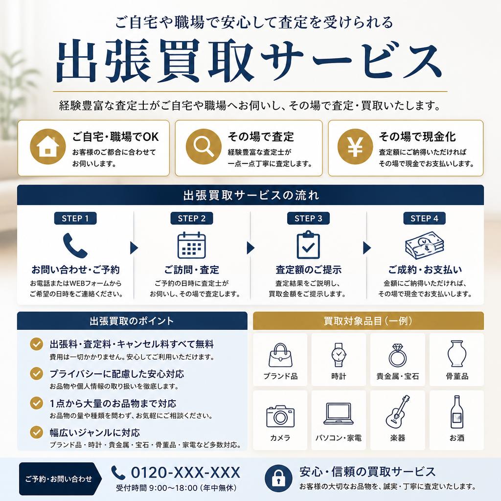 4. 出張買取サービスのご紹介