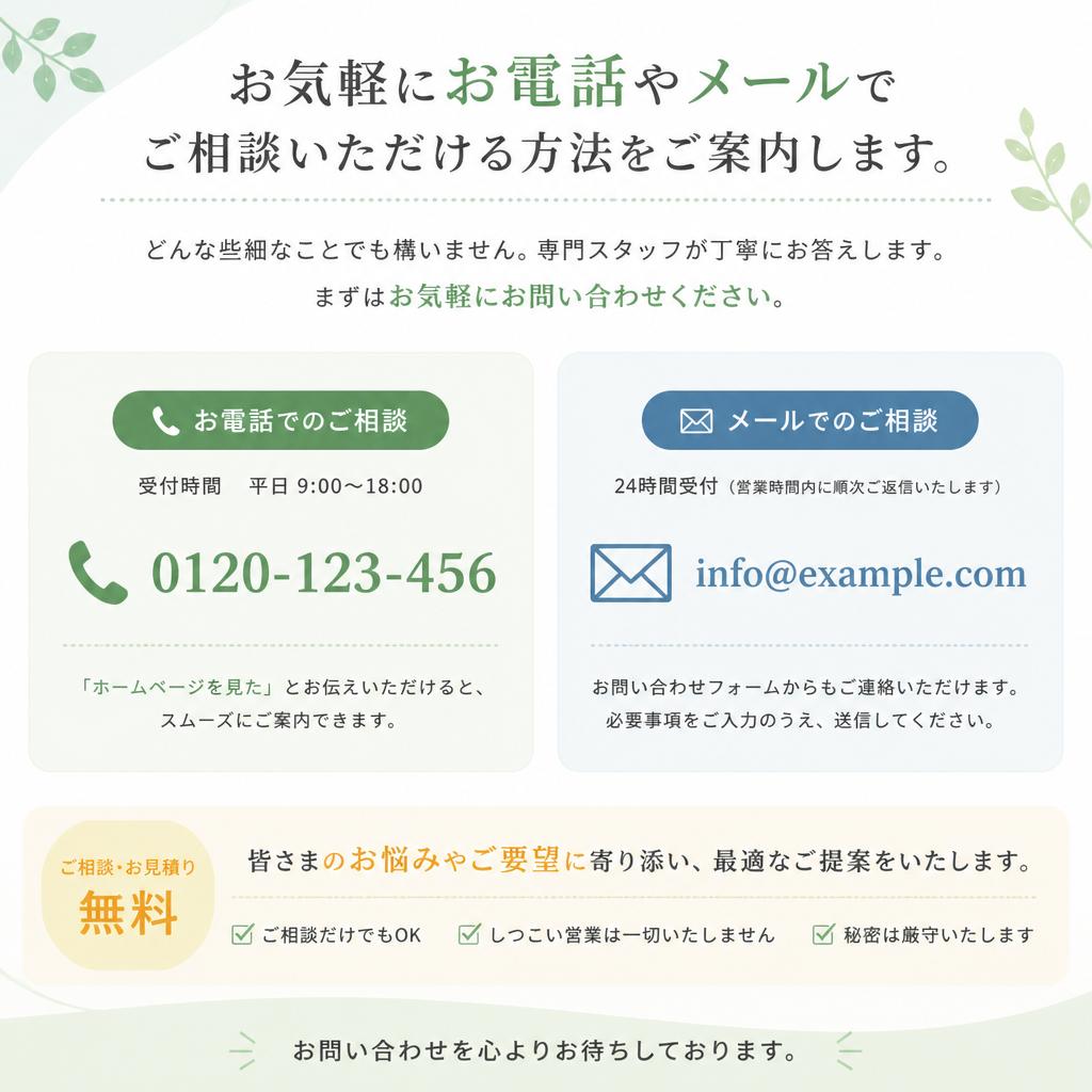 7. お問い合わせ・相談方法