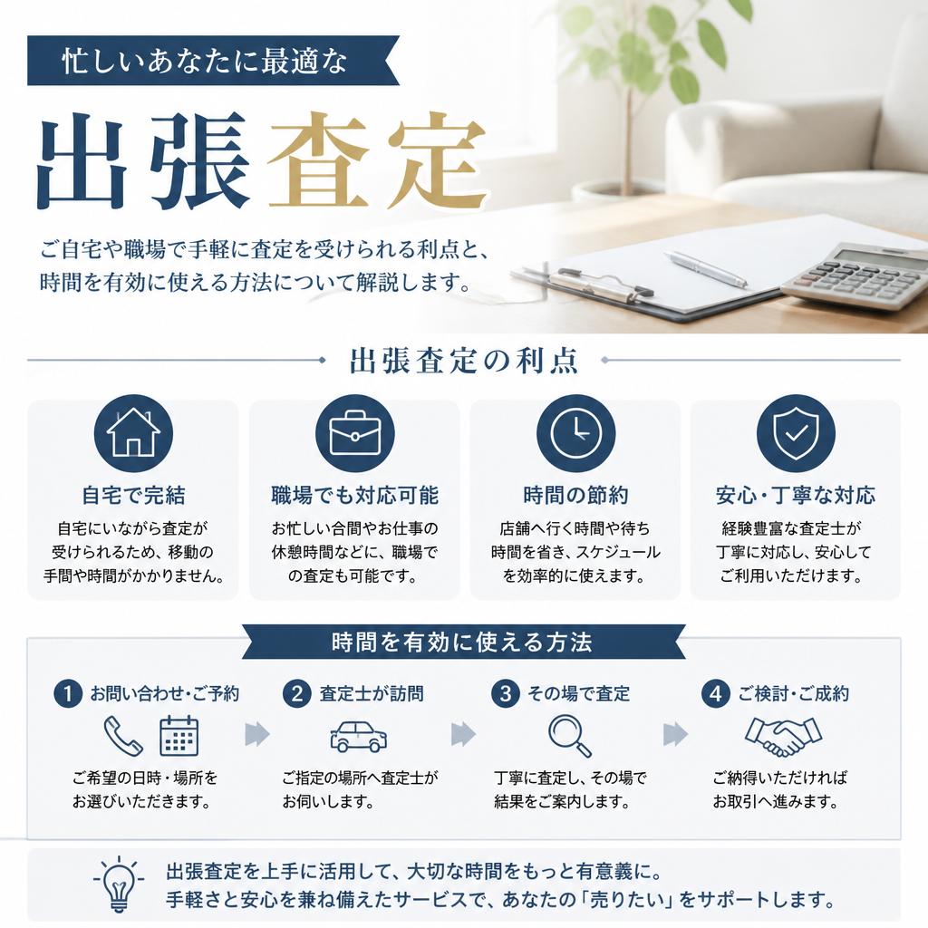 出張査定のメリット