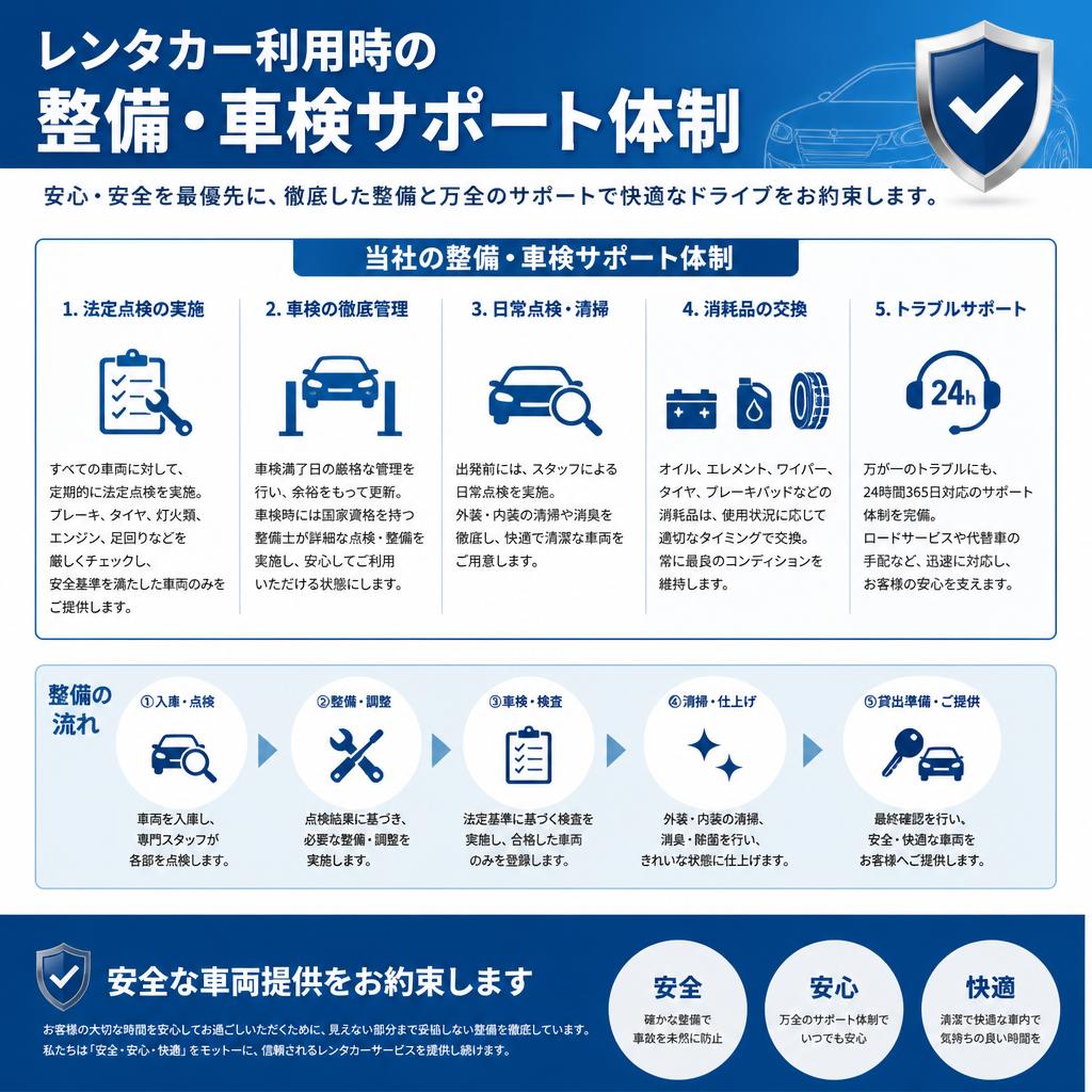 安心の整備と車検サービス