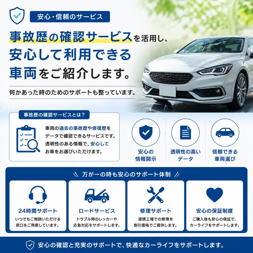 事故歴の確認で安心を手に入れる