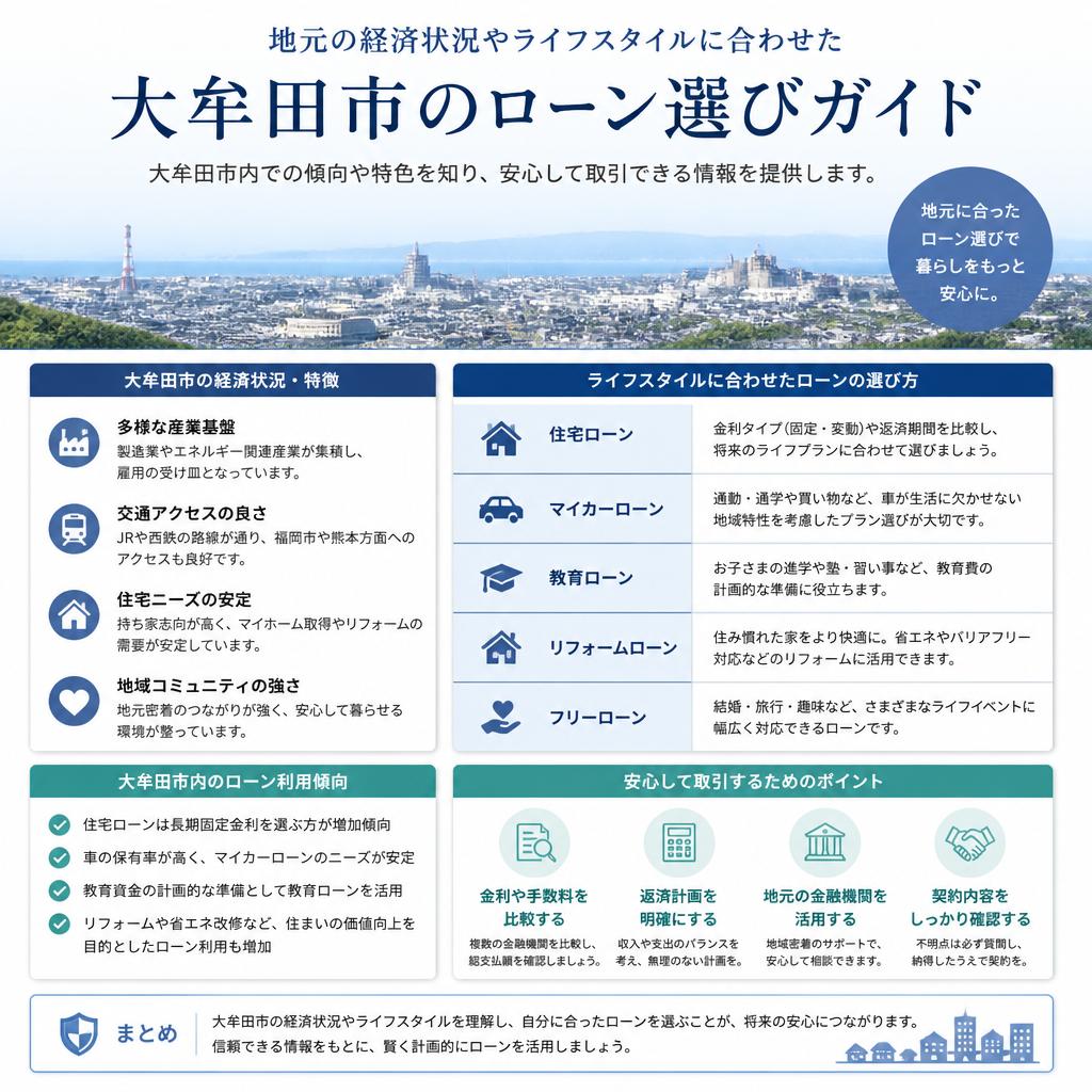 大牟田市での自動車ローン事情