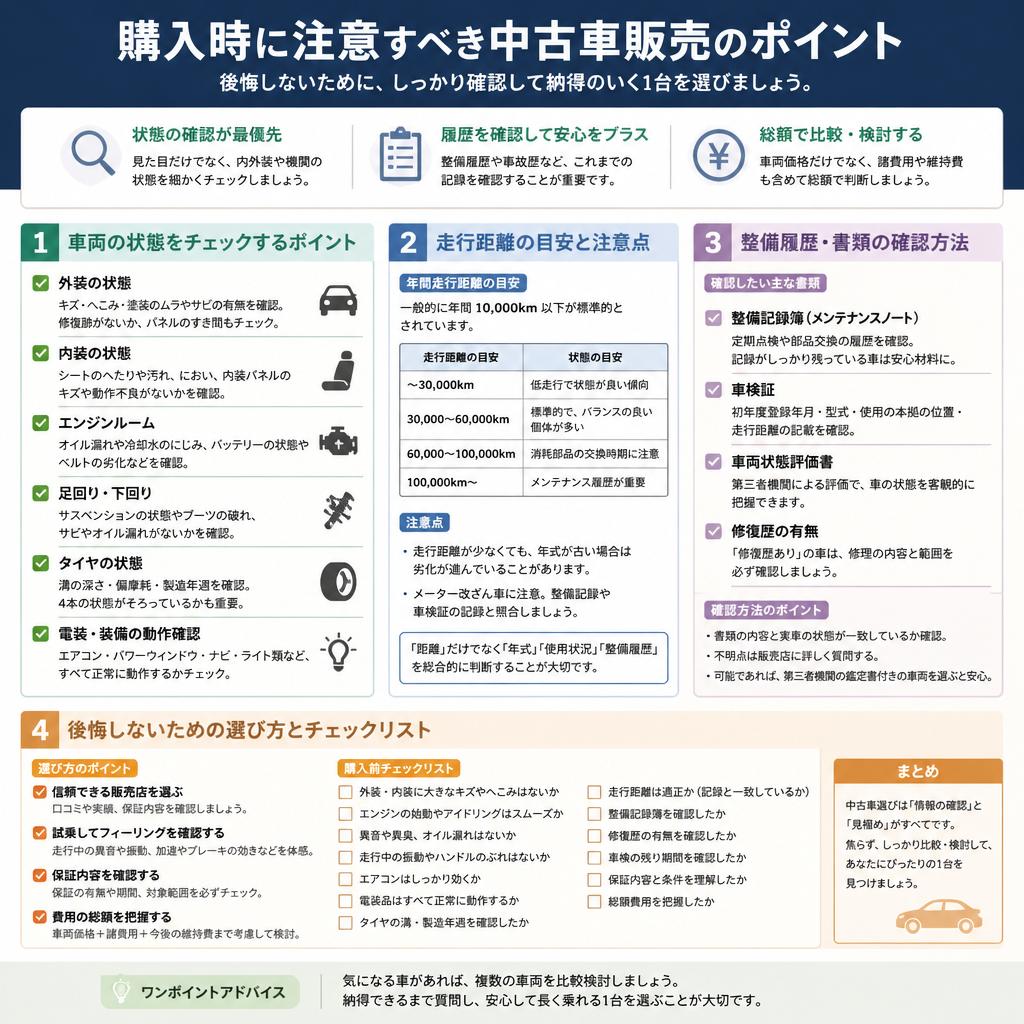 2. 中古車販売のチェックポイント