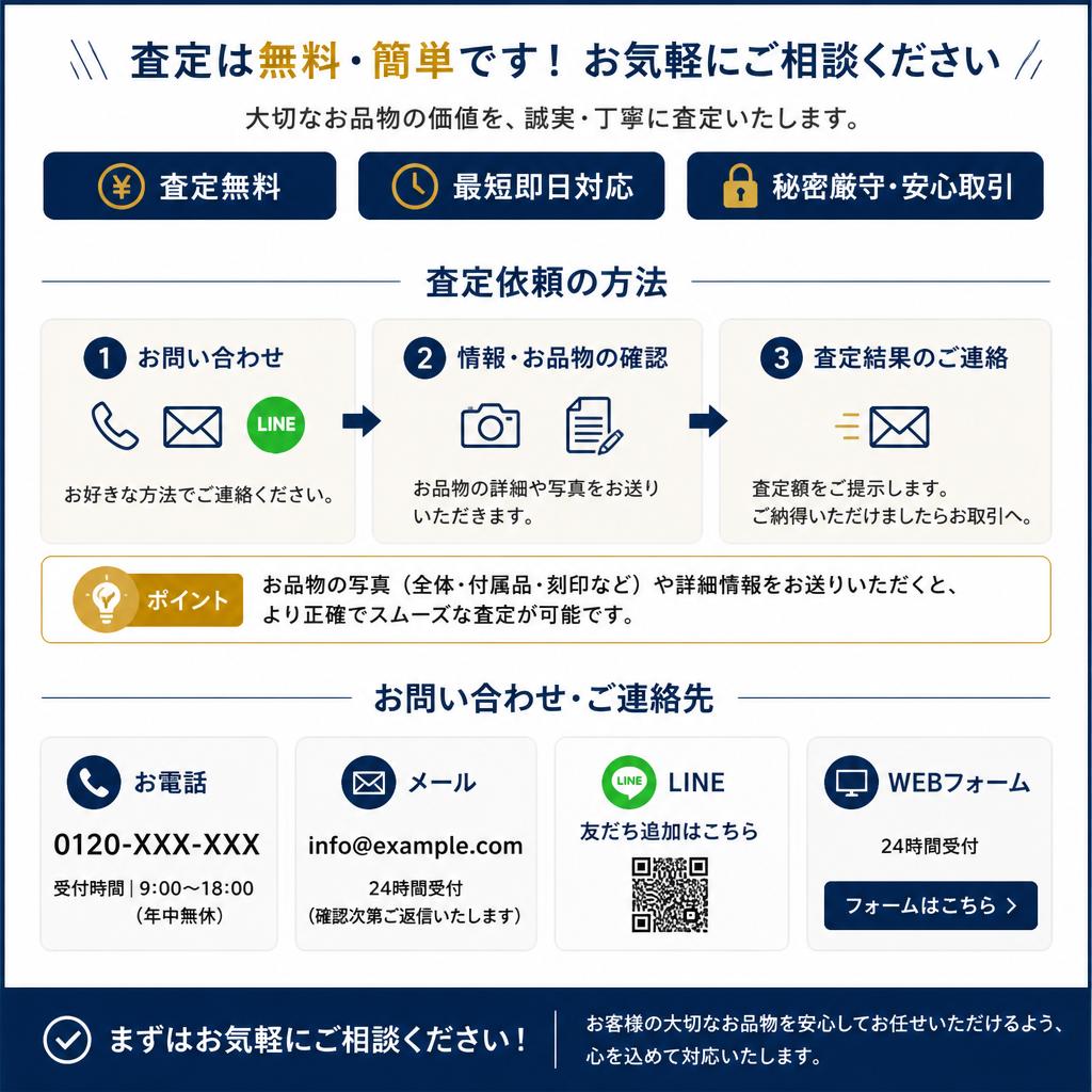 今すぐ査定を依頼しよう！