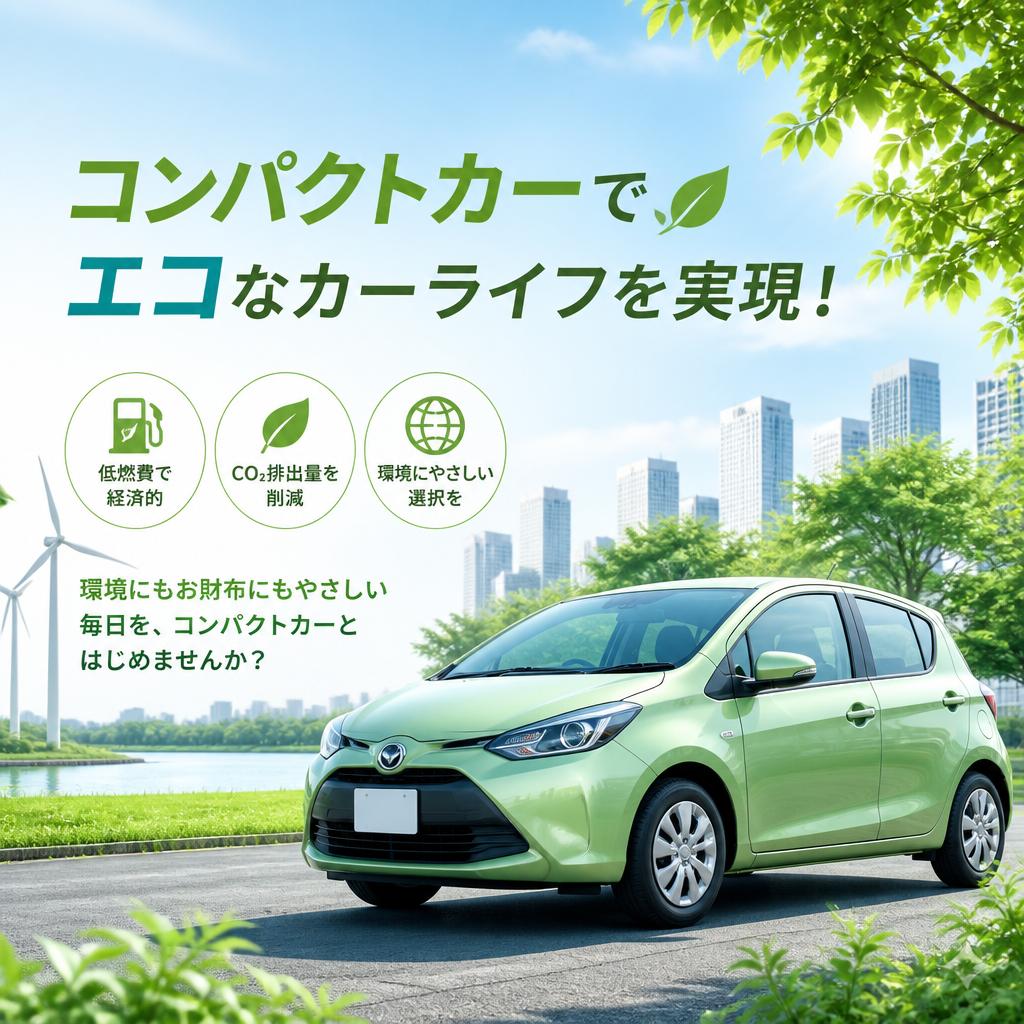 コンパクトカーでエコなカーライフを実現！