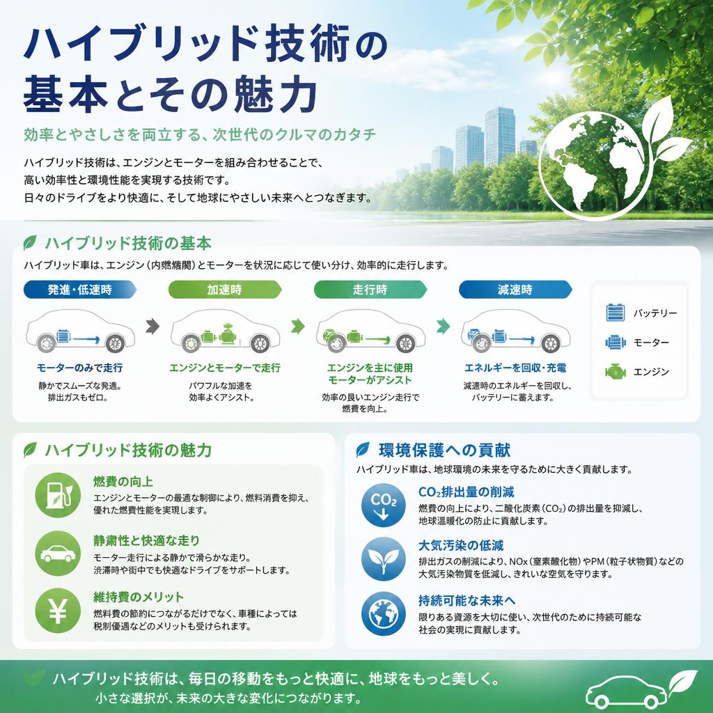 2. エコで効率的なハイブリッド技術