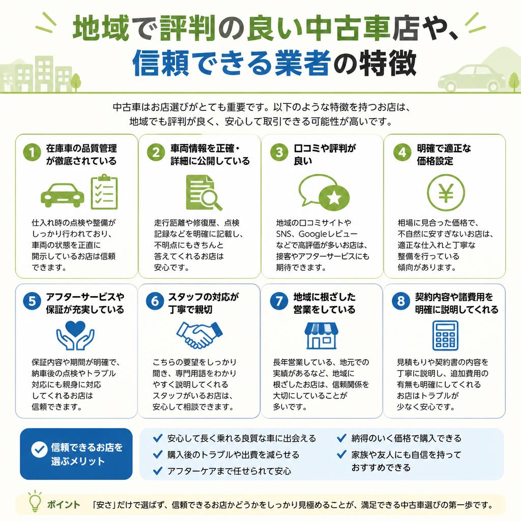 みやま市のおすすめ中古車店