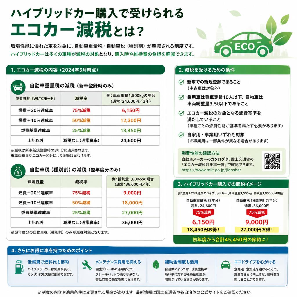 5. 知って得するエコカー減税の活用法