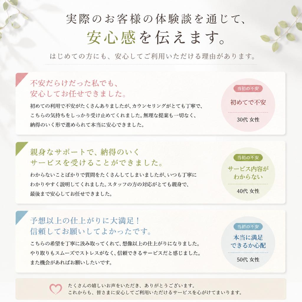 5. お客様の声