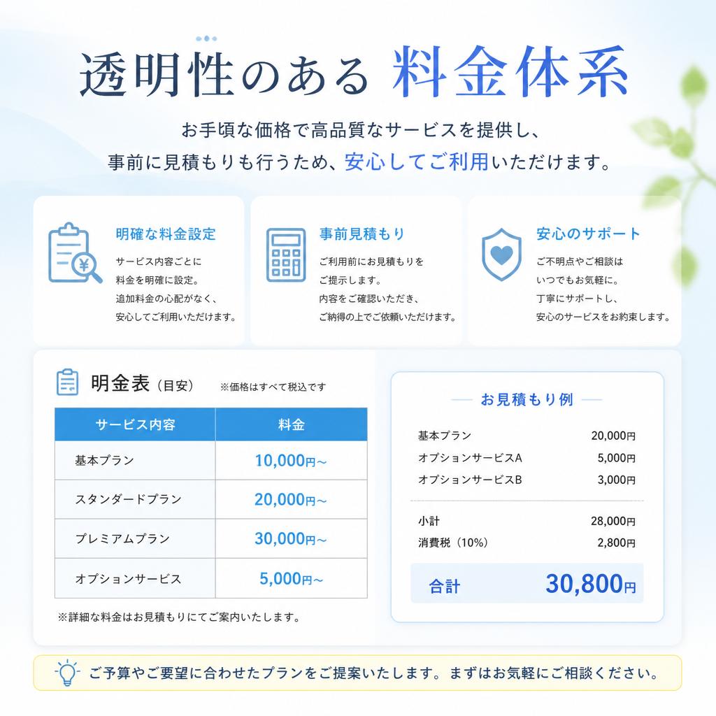 リーズナブルな車検料金