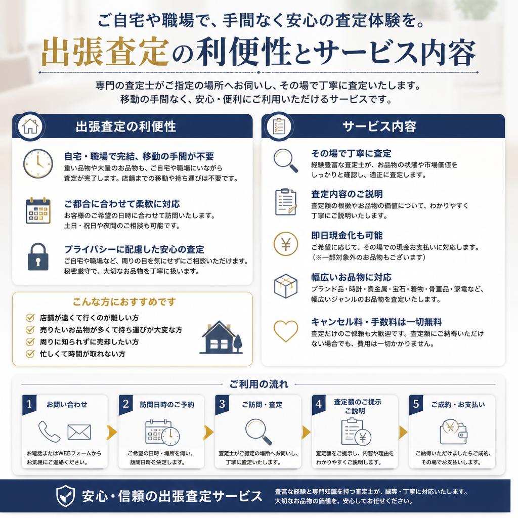 出張査定のメリット