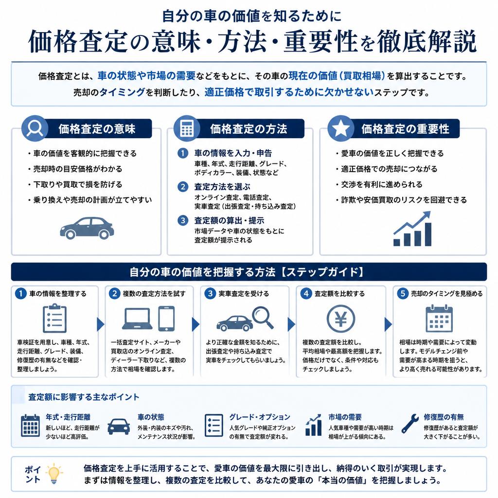 最初のステップ：価格査定とは？