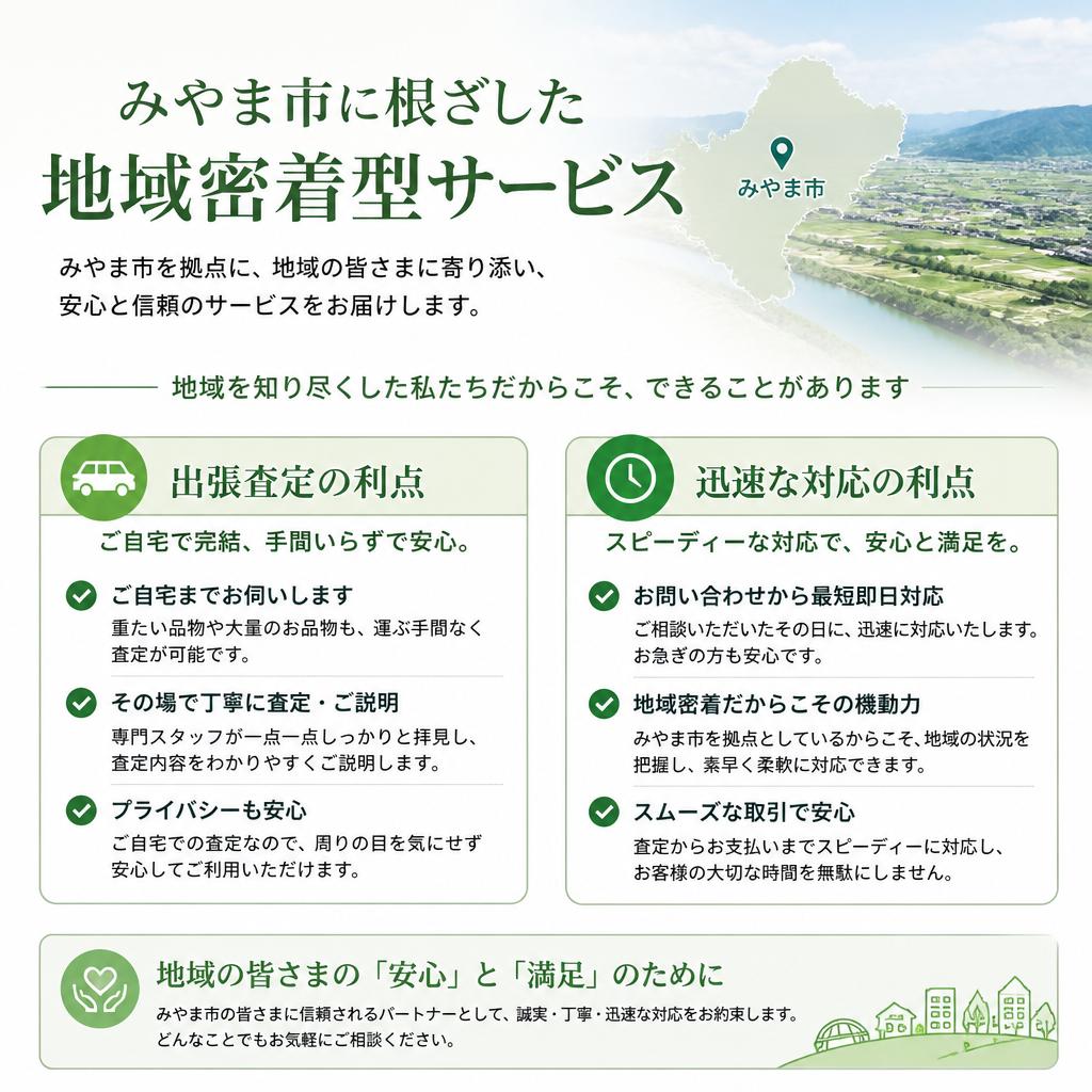 この地域に特化したサービス