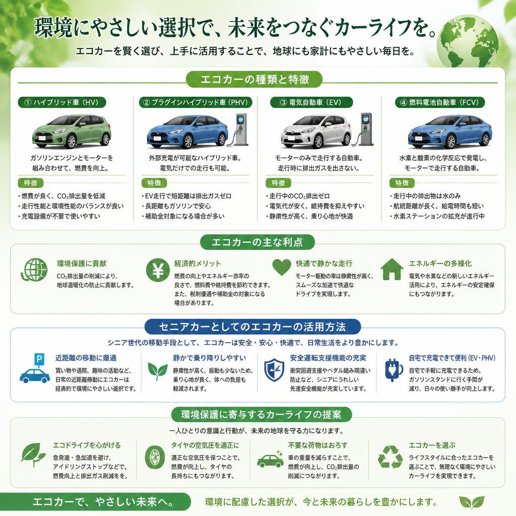 エコカーで環境に優しい選択を
