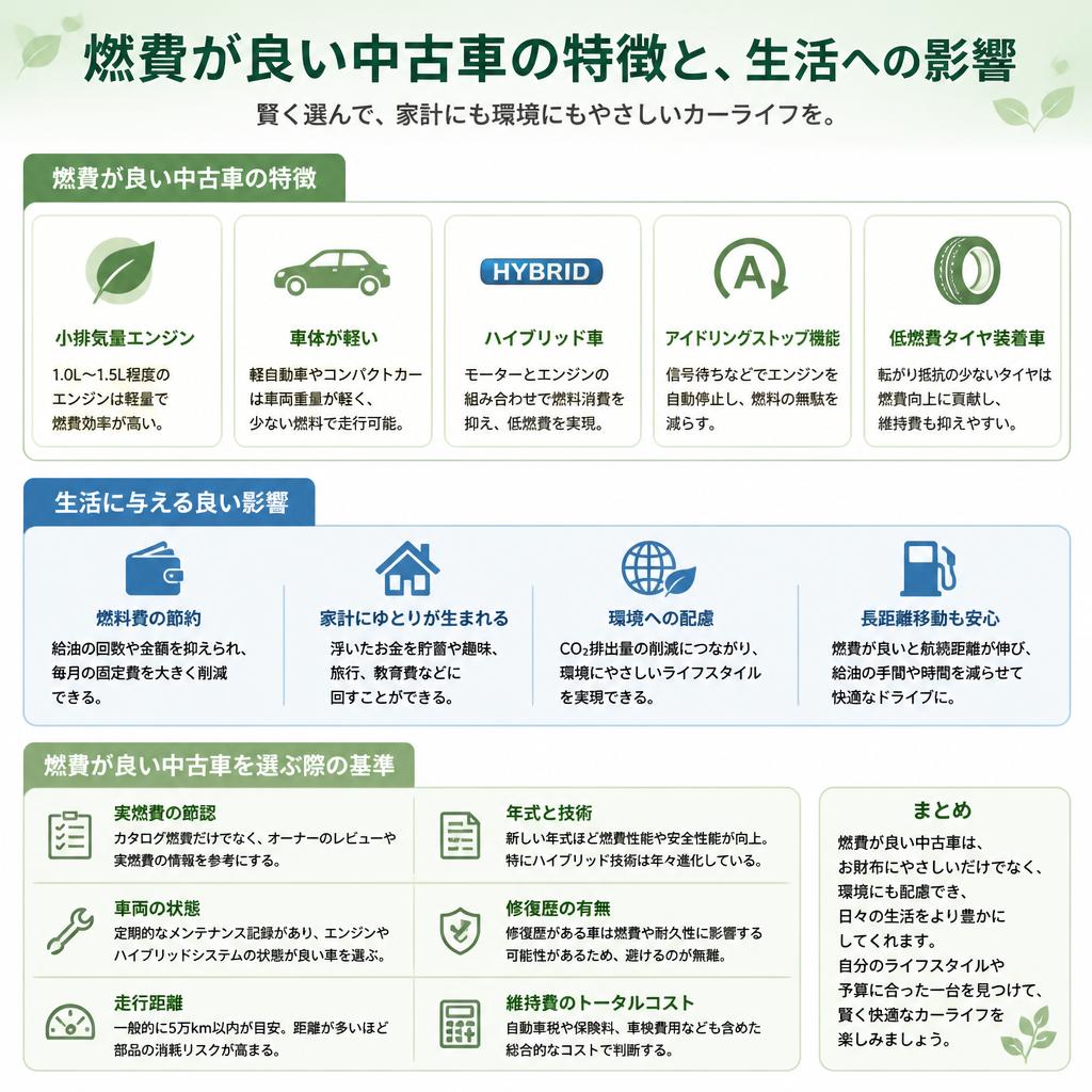 燃費の良い車とは?