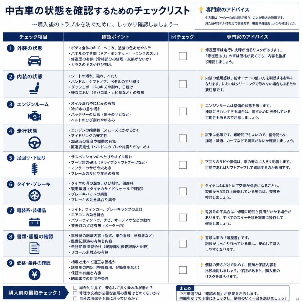 優良車の見分け方