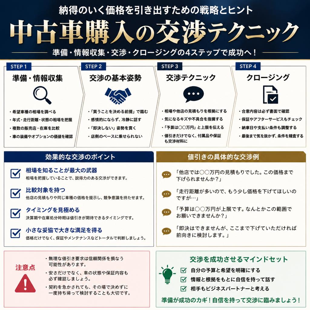 賢い交渉術で納得の価格を引き出す