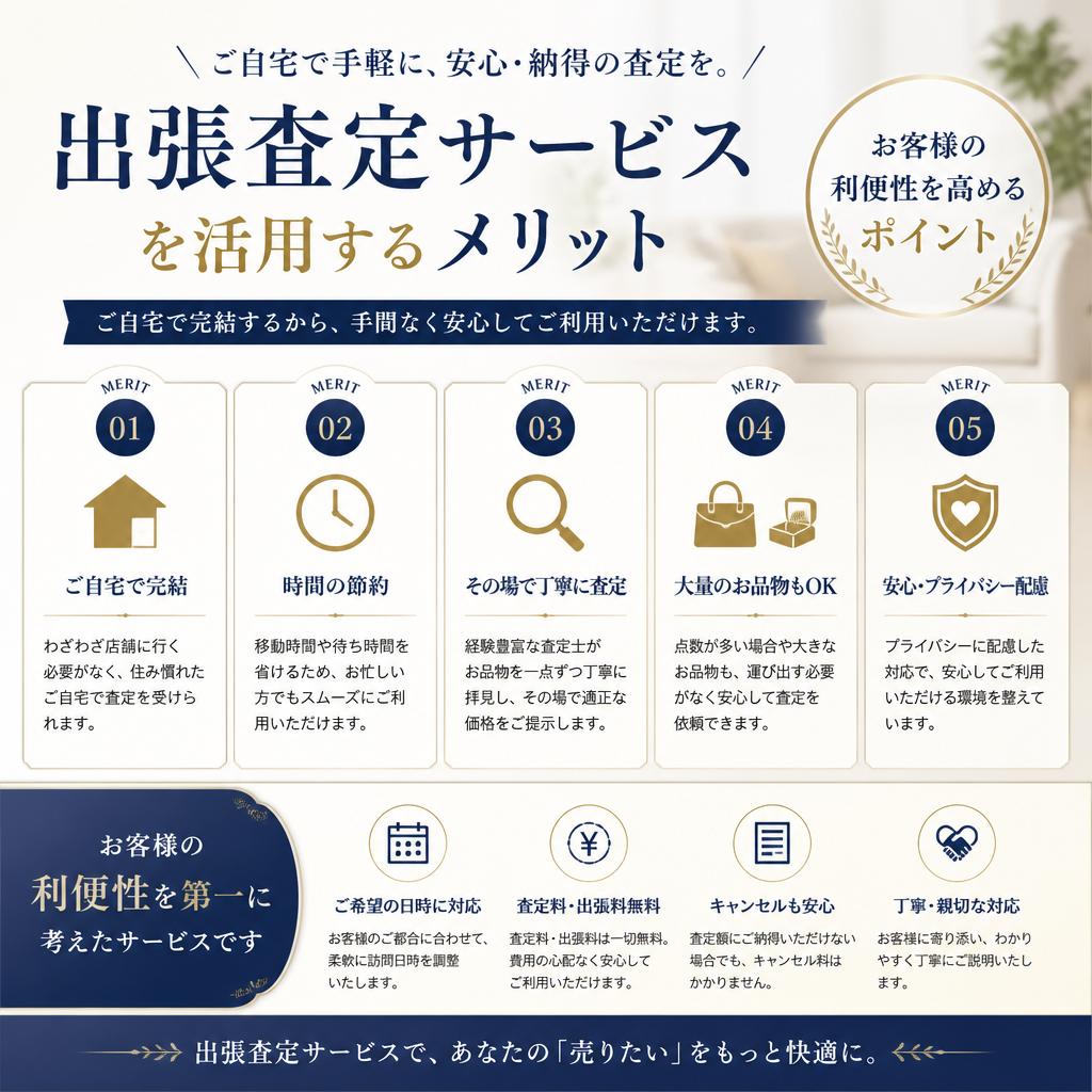出張査定サービスのご紹介
