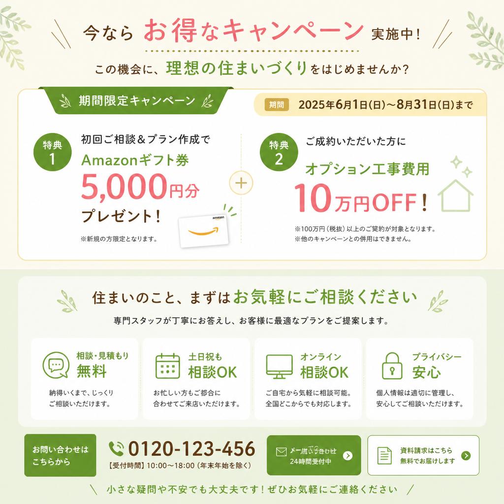 今すぐお問い合わせを！特別割引あり