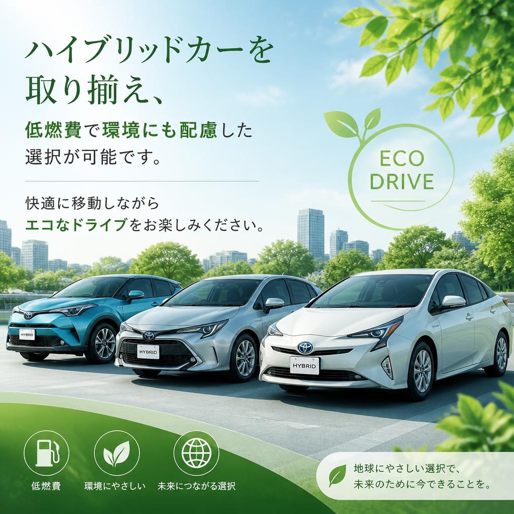 4. 環境に優しいハイブリッドカーの選択肢