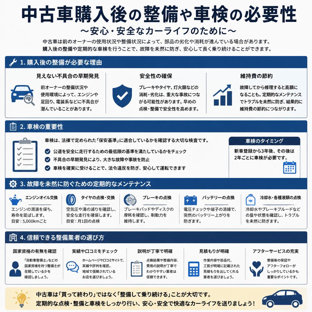 整備と車検の重要性