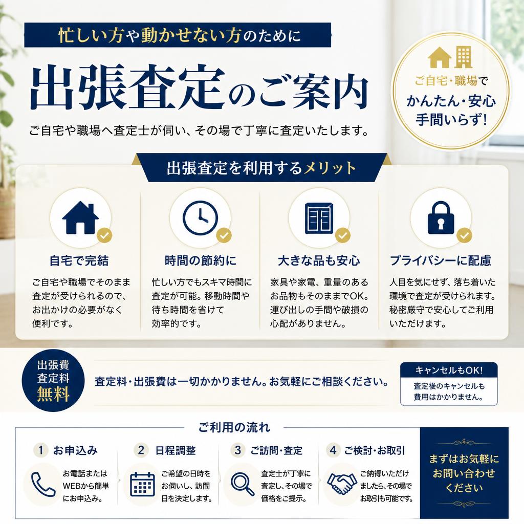 4. 出張査定・便利なサービス
