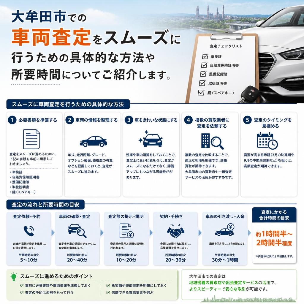 2. 安心の車両査定の進め方