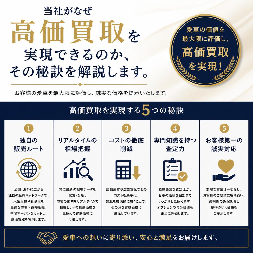 高価買取の理由とは？