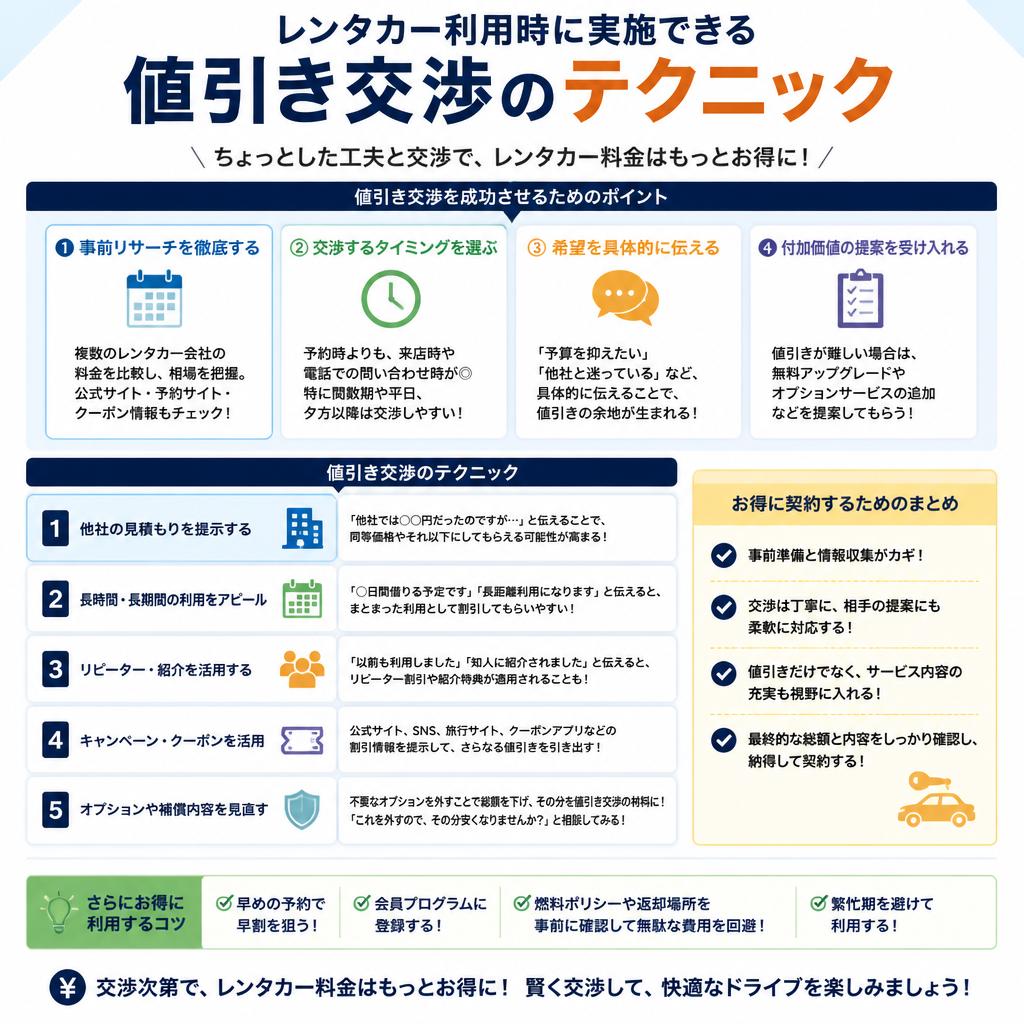 お得な値引き交渉のコツ