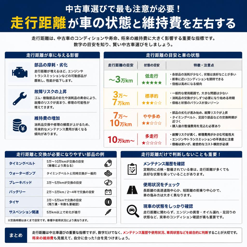 走行距離の重要性