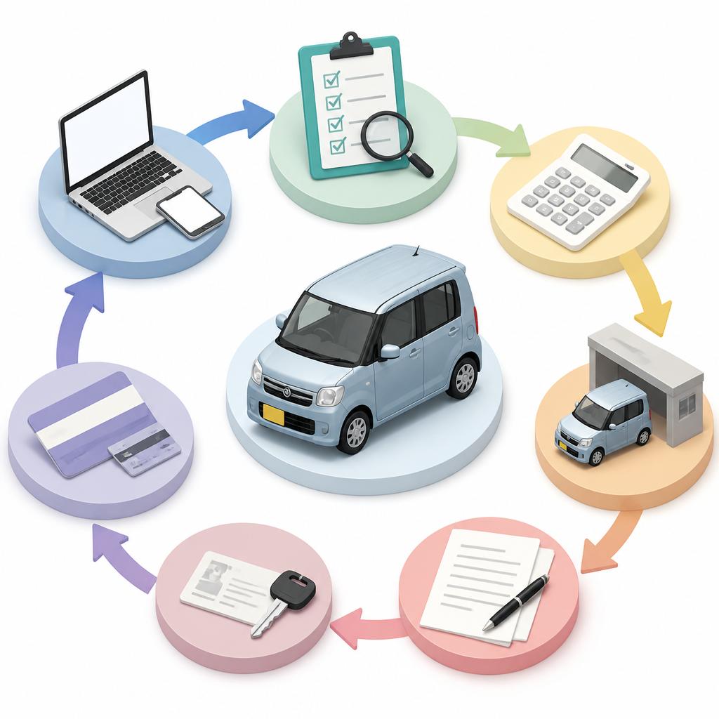軽自動車の買取手続きの流れ