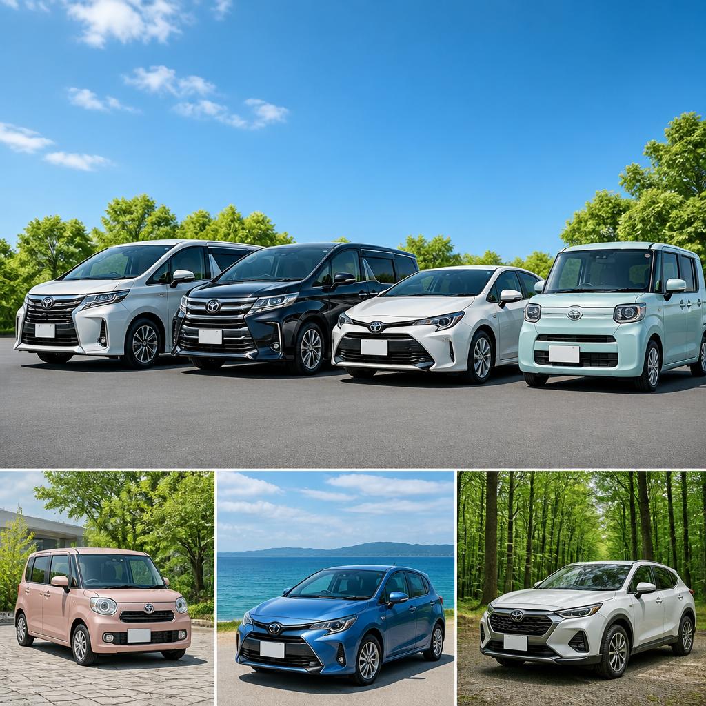 多彩な車種から選べる！